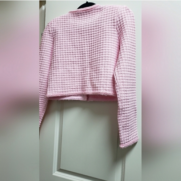 Self-Portrait pink skirt cardigan knit set brand new - Picture 8 of 11